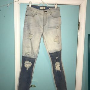pacsun 2 tone jeans